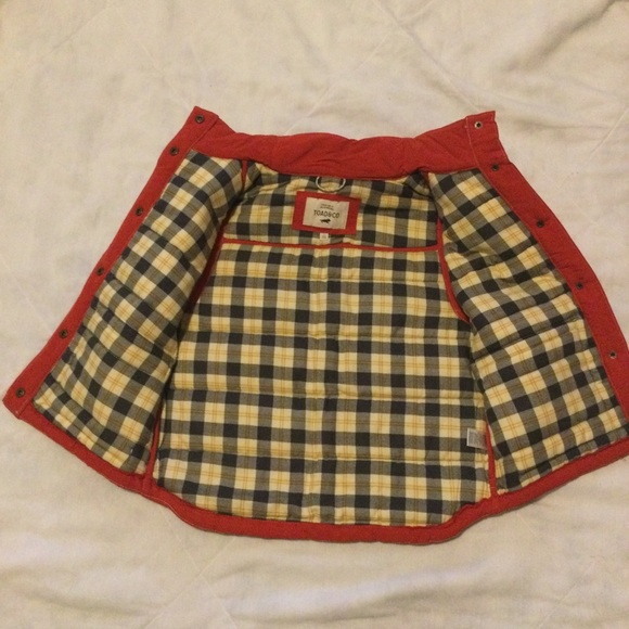 Toad and CO Women's Forester Pass Vest Color Canoe Red Plaid Flannel Quilted SM - Picture 7 of 8